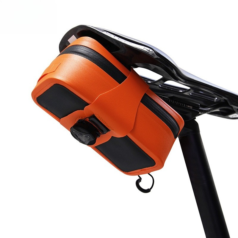 Cycling Gear Organizer Bag - Bicycle Saddle Bag 0.6L Mini Portable