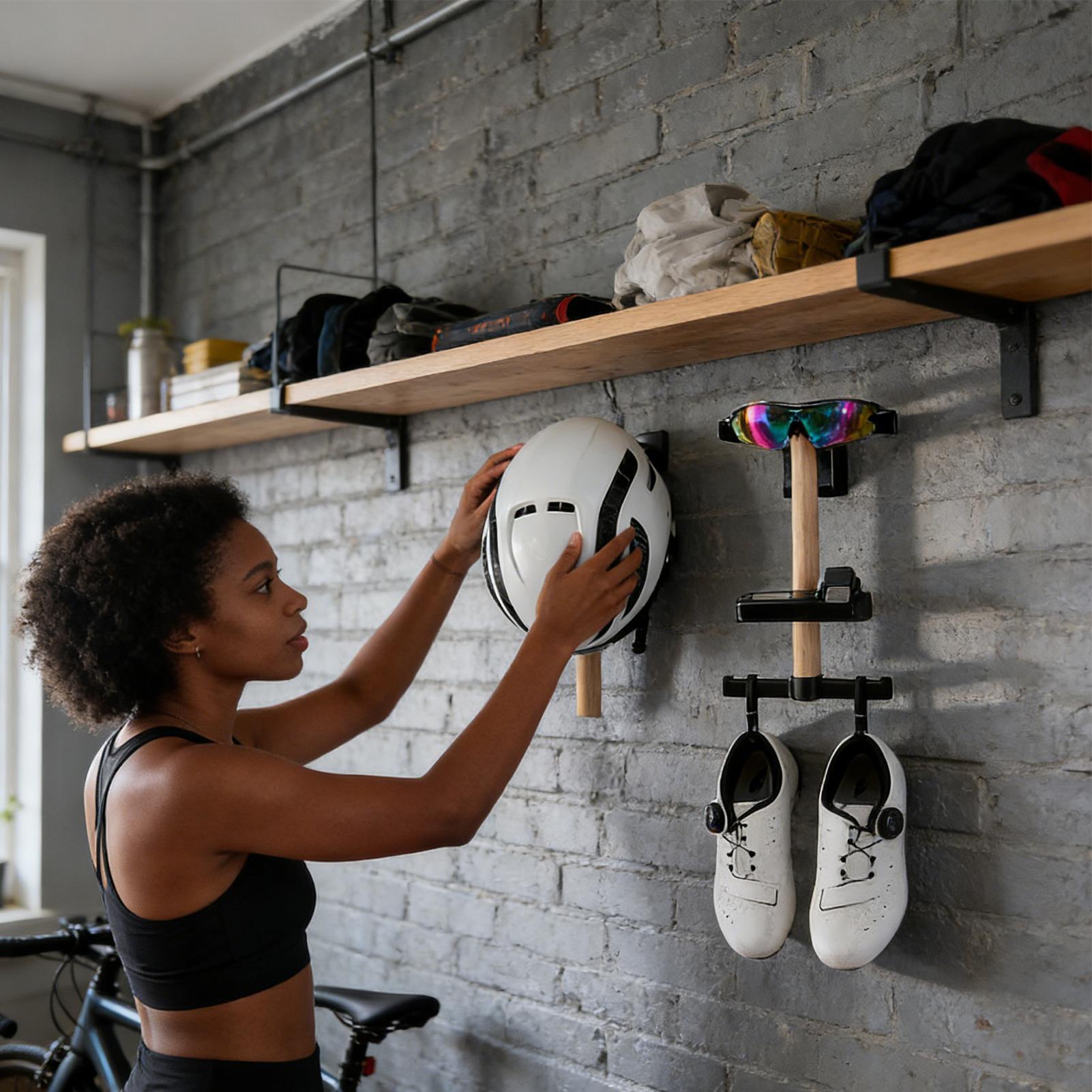 Bicycle Gear Rack 1 Set Wall M - đánh giá và giá Cycling Gear Holder