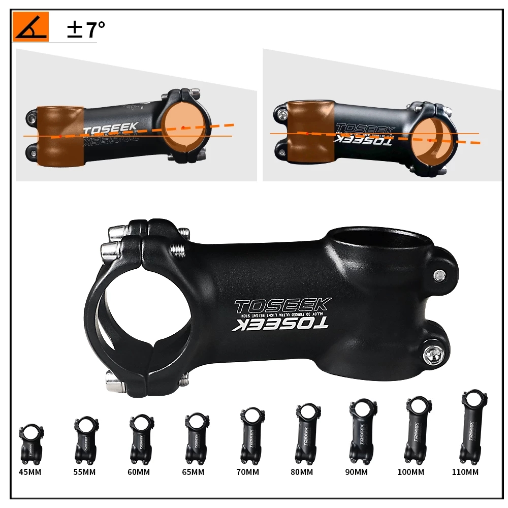 TOSEEK Siêu Nhẹ Nhôm Xe Đạp Th - đánh giá và giá Bike Stem Riser