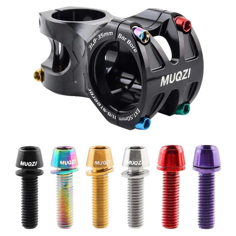 MUQZI 6pcs Stem Bolts M5x17mm  - đánh giá và giá Bike Stem Riser