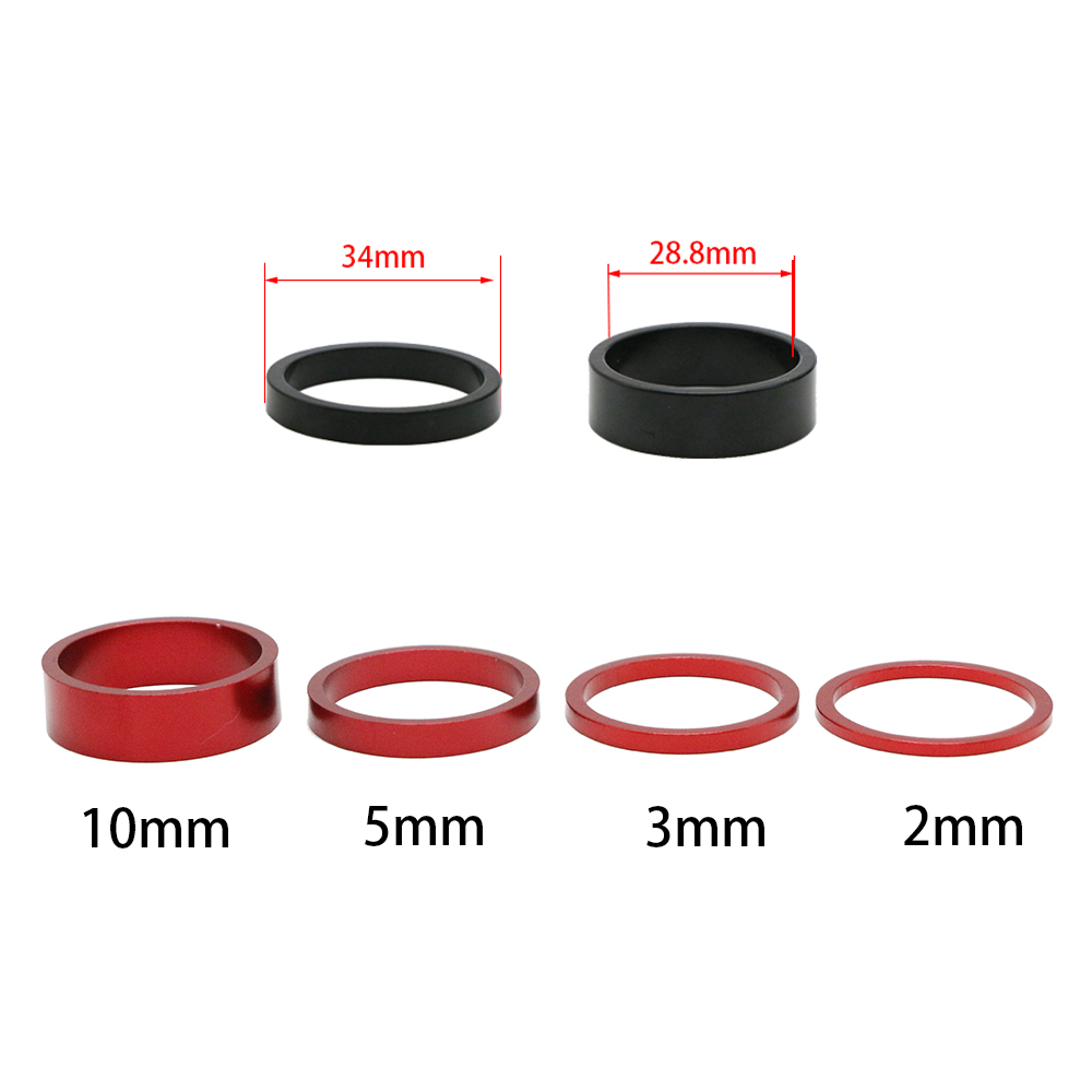6Pcs/Set 10mm MTB Road Bike St - đánh giá và giá Bike Stem Riser