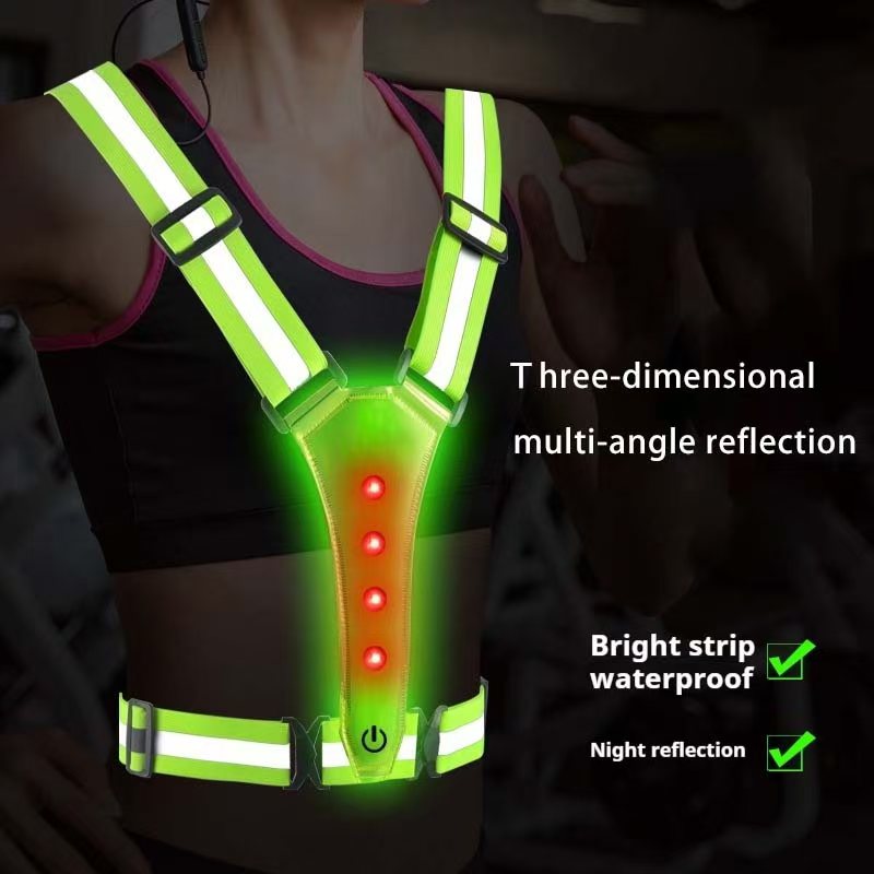 LED Running Vest Reflective Gl - đánh giá và giá Cycling Gear Clothing