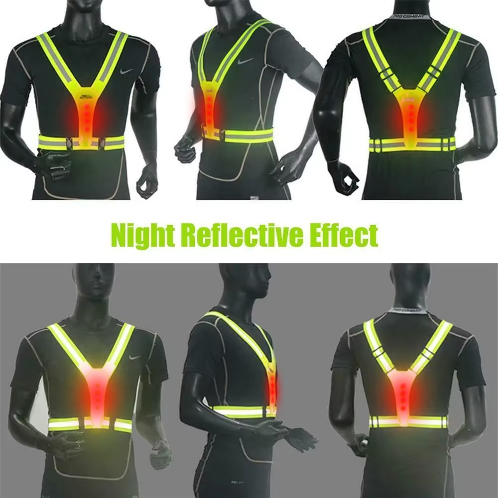 LED Running Vest Reflective Gl - đánh giá và giá Cycling Gear Clothing