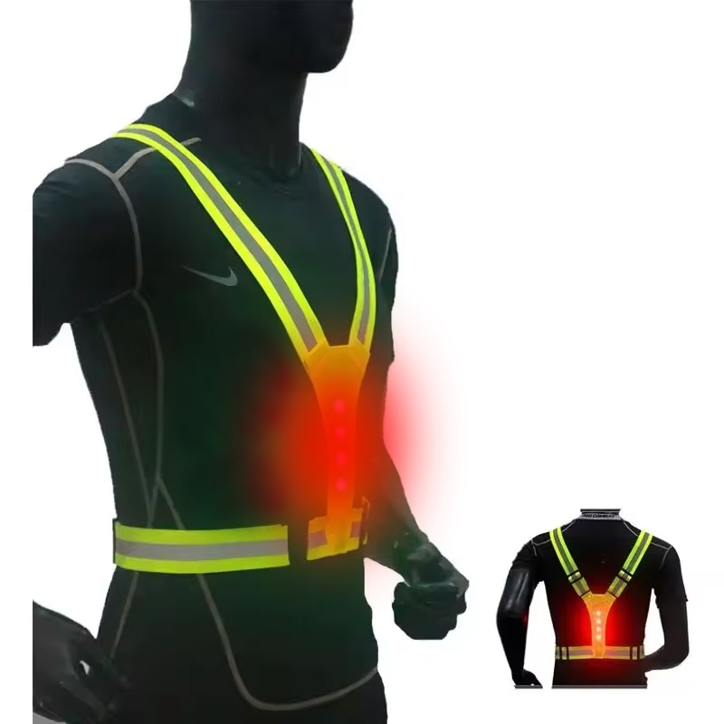 LED Running Vest Reflective Gl - đánh giá và giá Cycling Gear Clothing